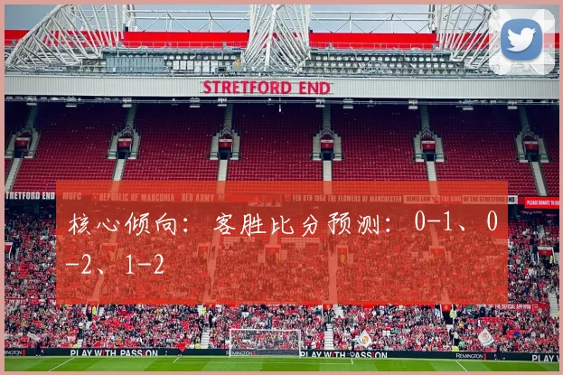 核心倾向：客胜比分预测：0-1、0-2、1-2